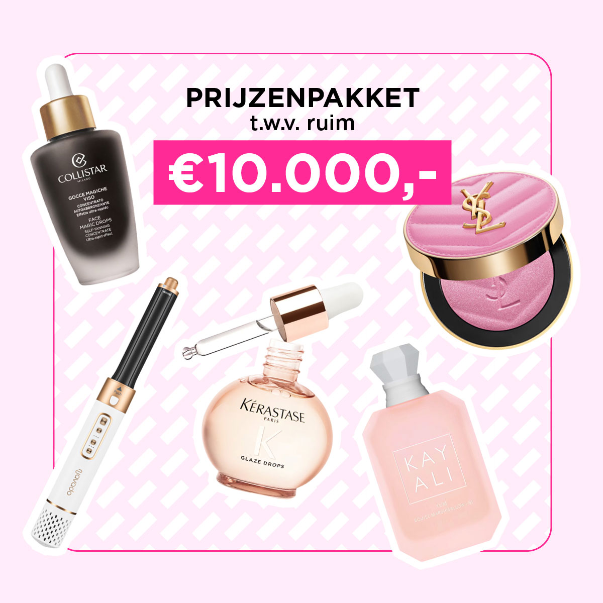 Prijzenpakket t.w.v. ruim € 10.000